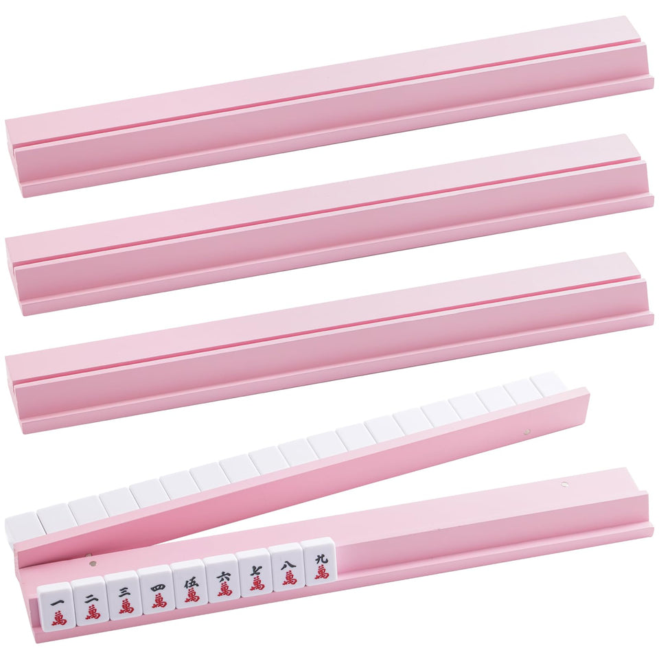 Magic Sewing Machine mahjong rack four-piece set for organized gameplay.