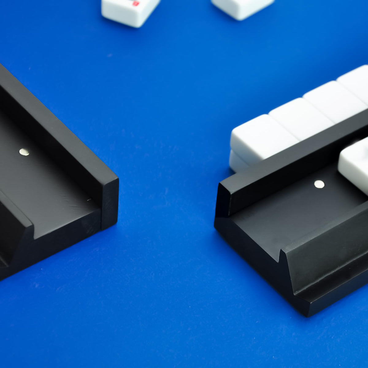 Magic Sewing Machine black version adds stylish contrast to the wood set.