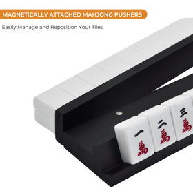 Magic Sewing Machine ergonomic pusher sits comfortably for smooth tile handling.