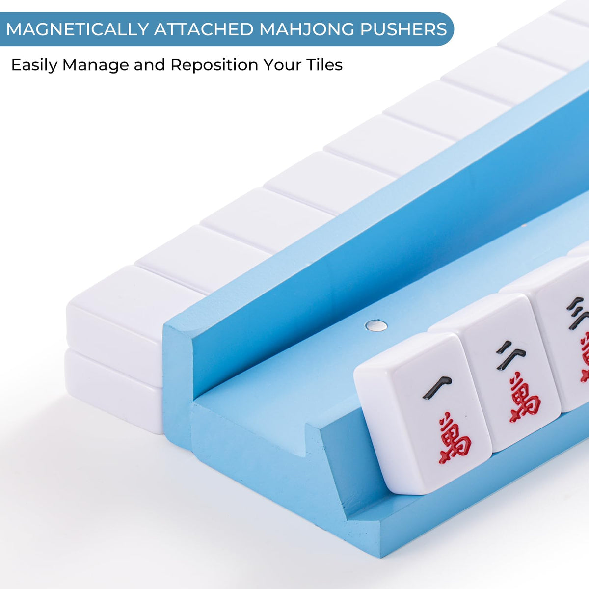 Magic Sewing Machine natural wood rack shows pine grain for a premium, tactile game setup