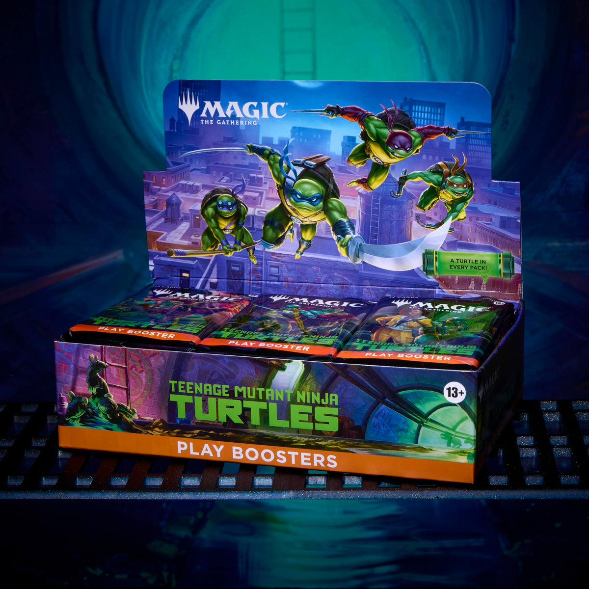 Magic: The Gathering TMNT artwork pack shot with vibrant card art for deck building inspiration.