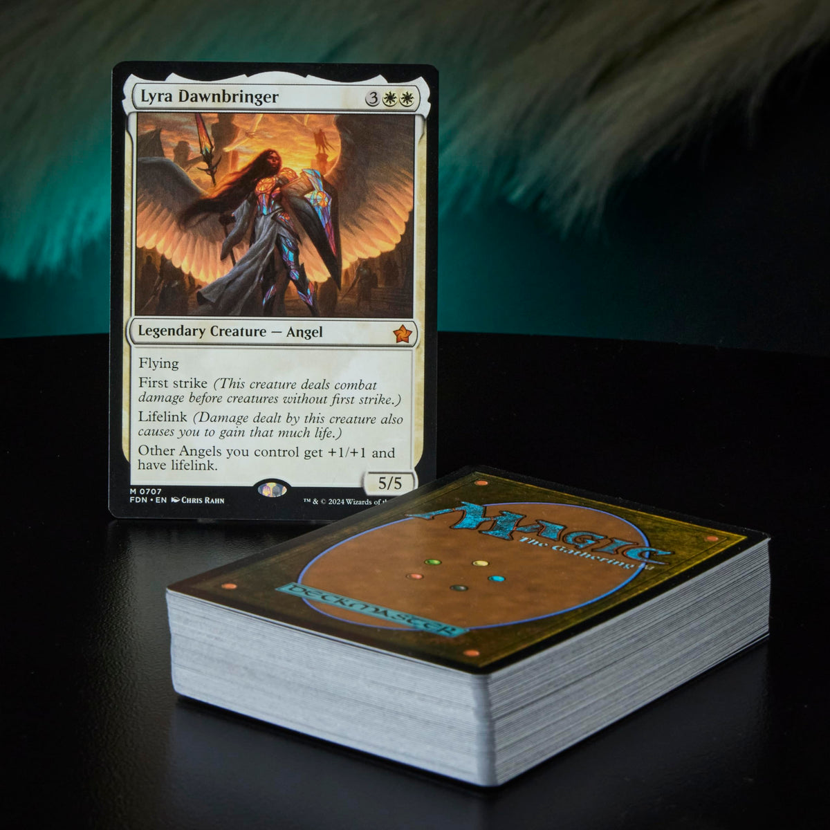 Magic: The Gathering Angels token cards help track tokens during battles.