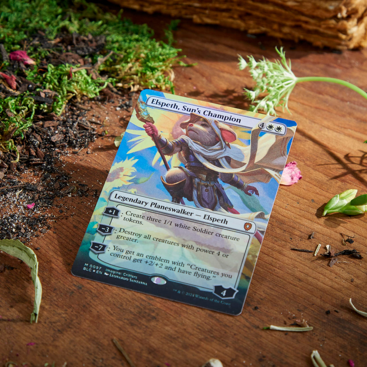 Magic: The Gathering Bloomburrow deck box for 100 sleeved cards