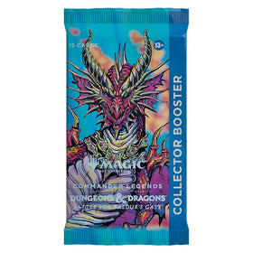 Magic: The Gathering Commander Legends Baldur's Gate booster pack with 15 cards and a foil token