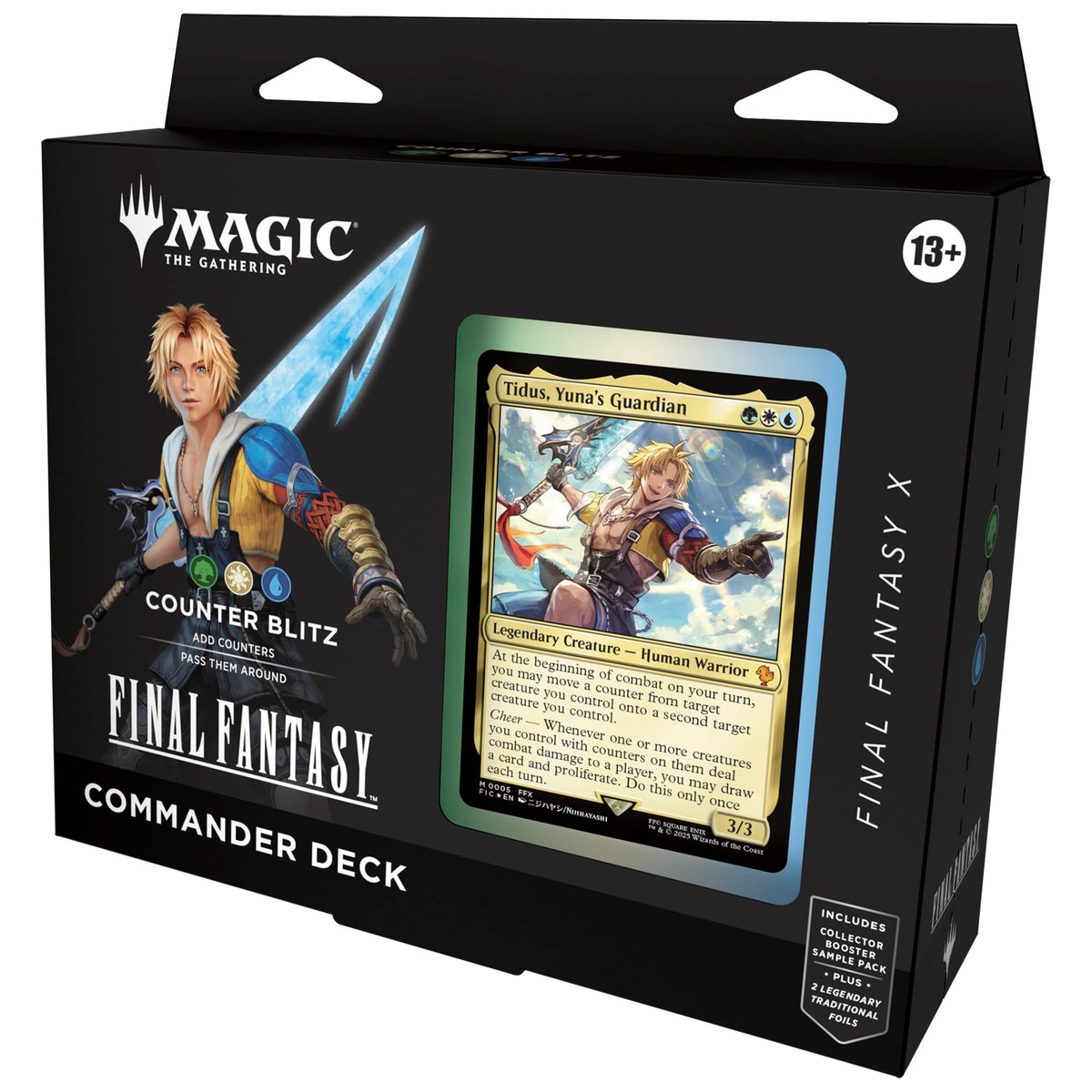 Magic: The Gathering Counter Blitz FINAL FANTASY X deck cover showcases battle-ready new art.