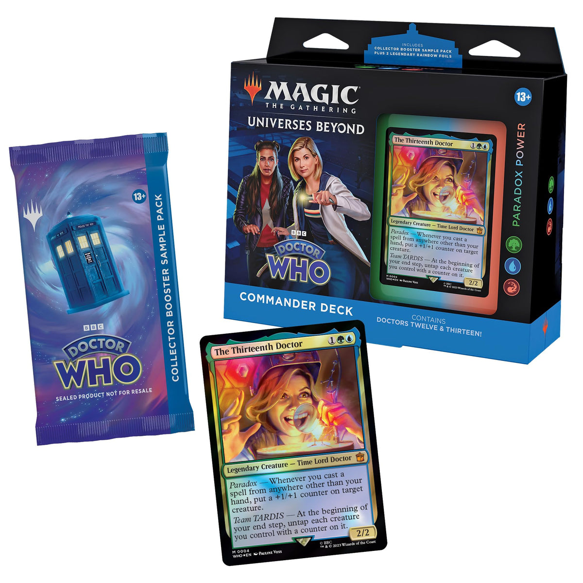 Magic: The Gathering Paradox Power foil-etched commander stands out on display