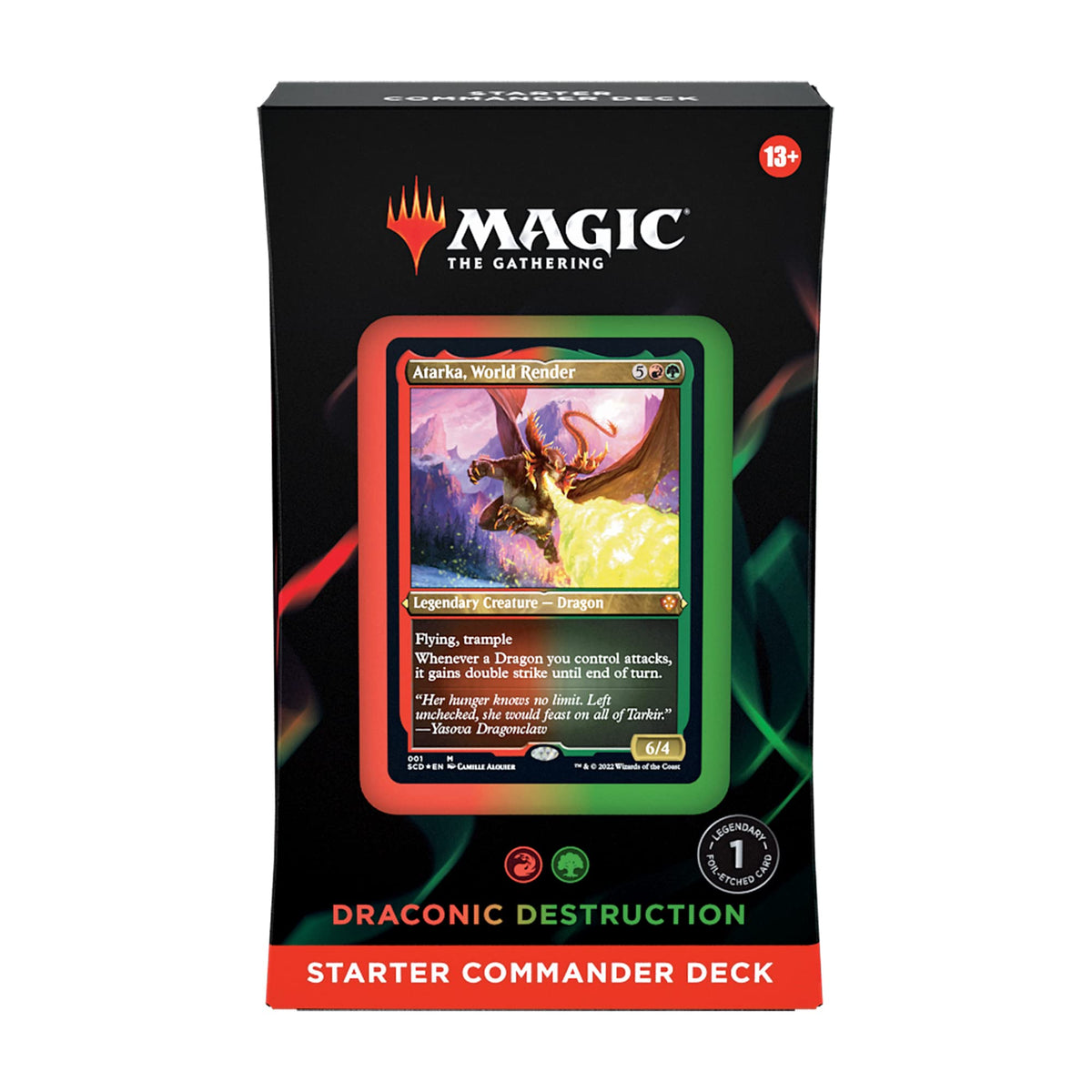 Magic: The Gathering Draconic Destruction red-green deck in action