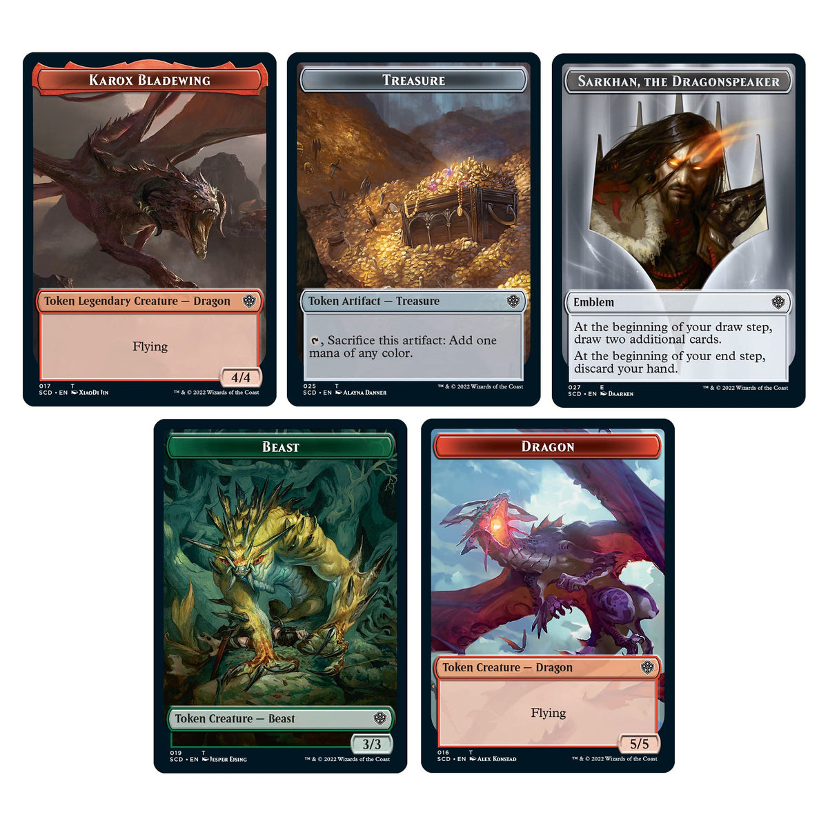 Magic: The Gathering Draconic Destruction dragons on the battlefield evoke dynamic, action-packed play.