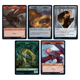 Magic: The Gathering Draconic Destruction dragons on the battlefield evoke dynamic, action-packed play.