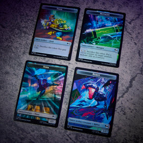 Magic: The Gathering Draft Night contents include boosters and lands for drafting