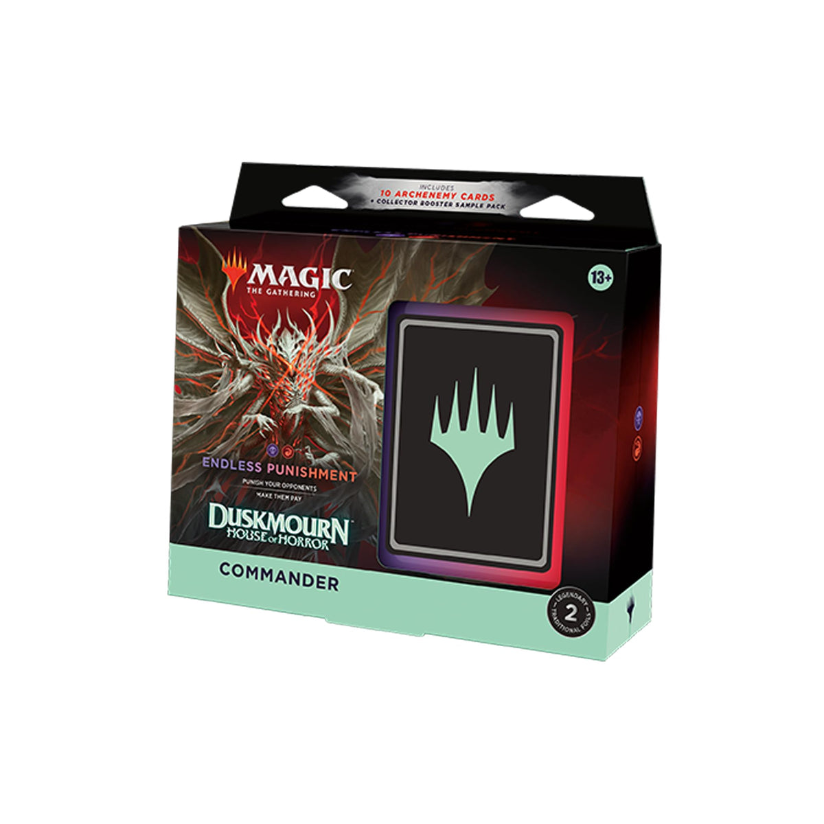 Magic: The Gathering Duskmourn House of Horror Endless Punishment deck contents for ready-to-play epic commander games