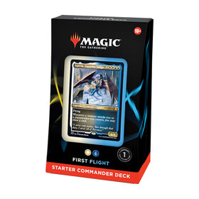 Magic: The Gathering First Flight strategy insert with tips for new players.