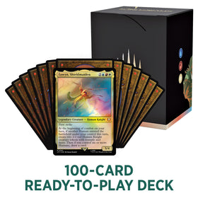 Magic: The Gathering foil-etched display commander adds premium shine to your table hero.