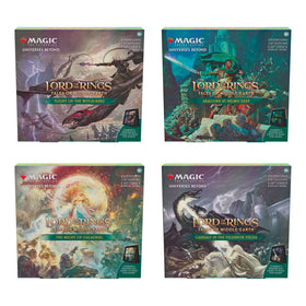 Magic: The Gathering Aragorn Helms Deep scene box artwork ready for display and collection