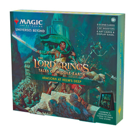 Magic: The Gathering Might Galadriel scene box features foil cards perfect for showcasing