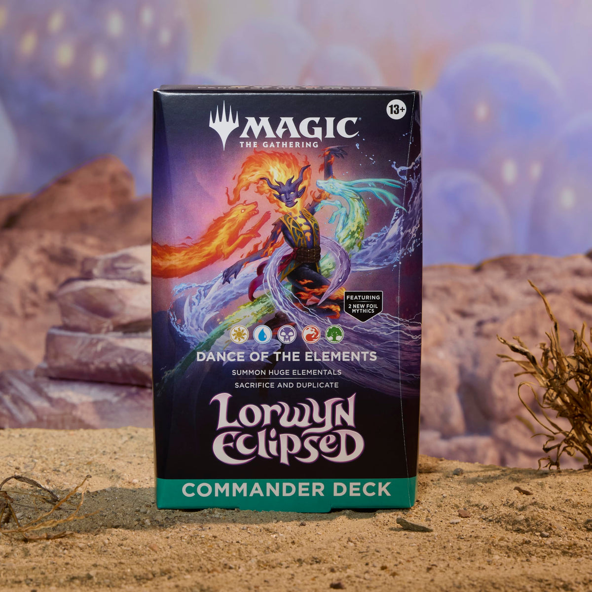 Magic: The Gathering Lorwyn Eclipsed components inside illustrated for vibrant, ready-to-play battles.