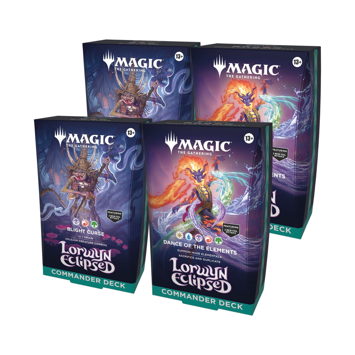 Magic: The Gathering Lorwyn Eclipsed Dance of the Elements deck box for organized play