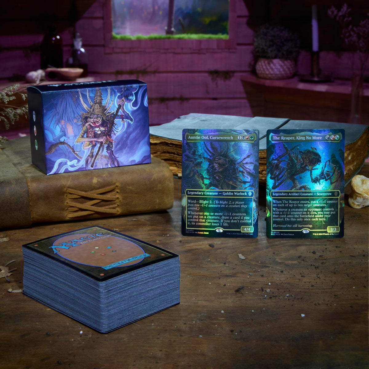 Magic: The Gathering Lorwyn Eclipsed foil Mythics shine, adding rarity and excitement.
