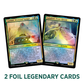 Magic: The Gathering LOTR Collector Booster Sample Pack with rare or higher card.