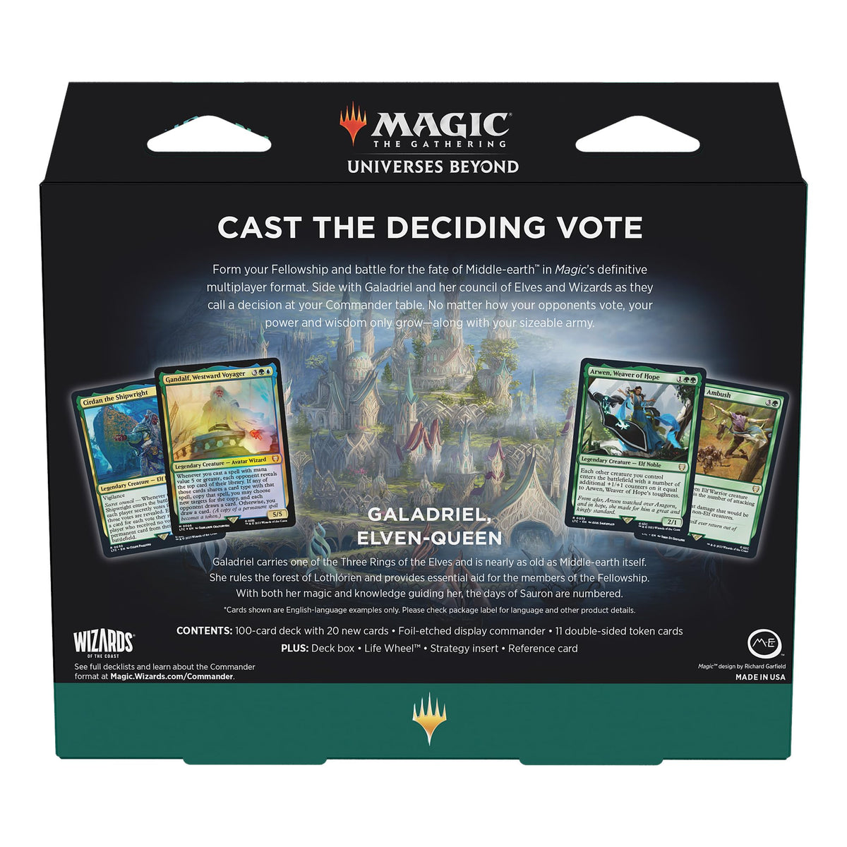 Magic: The Gathering LOTR Life Wheel for tracking life totals.