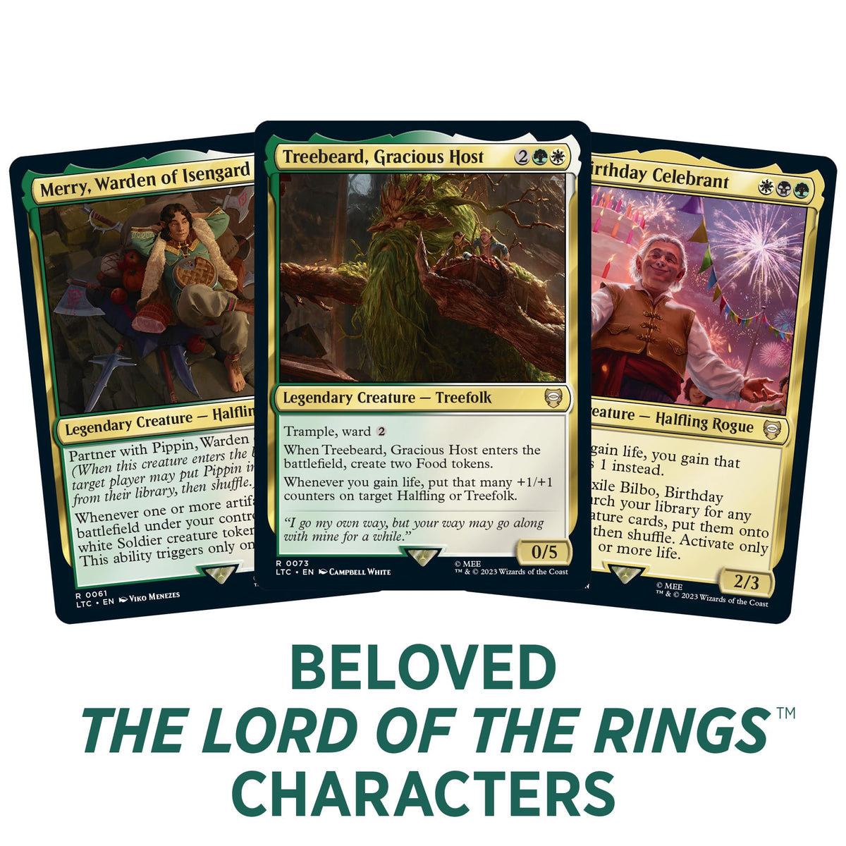 Magic: The Gathering LotR double-sided tokens support varied battlefield effects