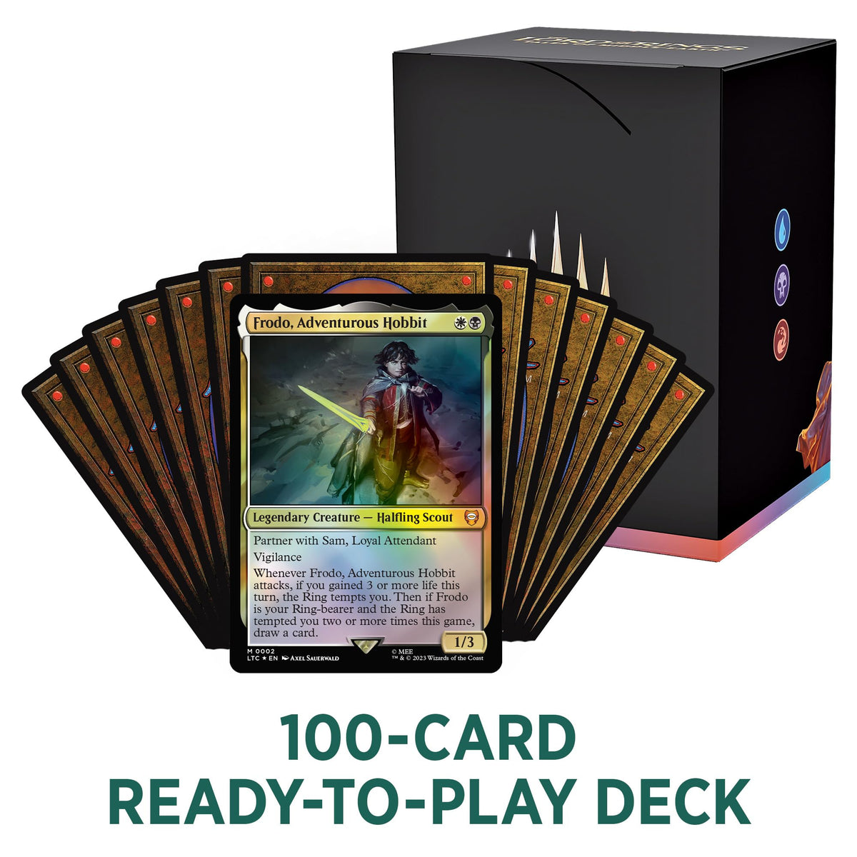 Magic: The Gathering LotR foil-etched display commander adds premium collector feel