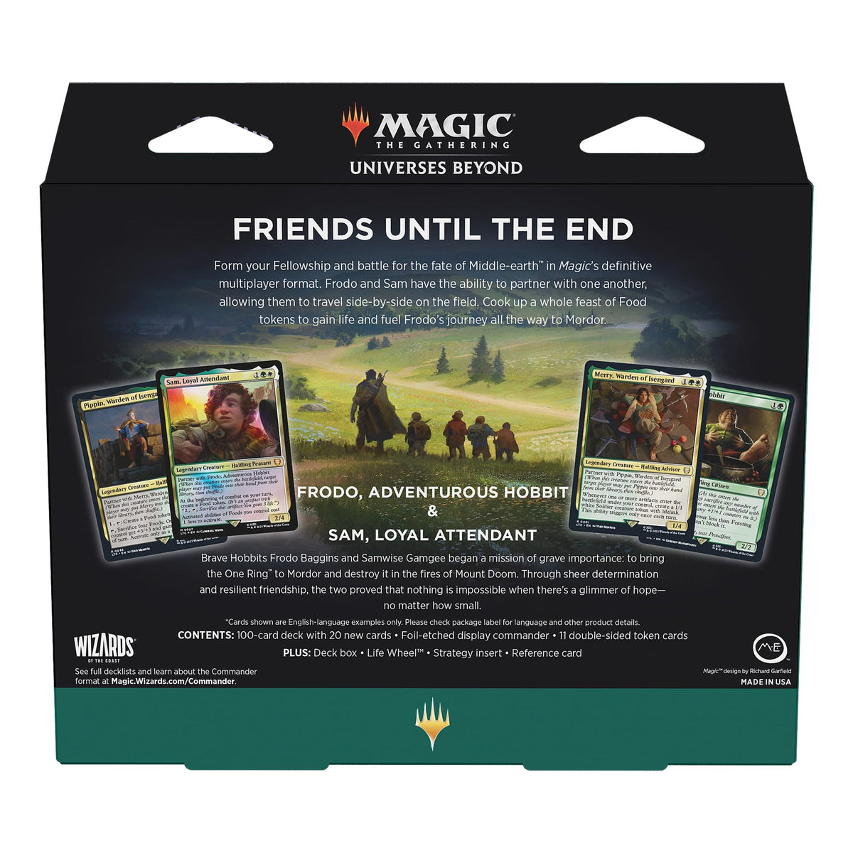Magic: The Gathering LotR helper card offers quick in-game guidance