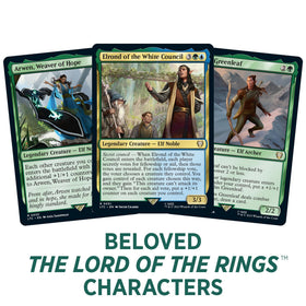 Magic: The Gathering LOTR double-sided tokens for in-game markers.