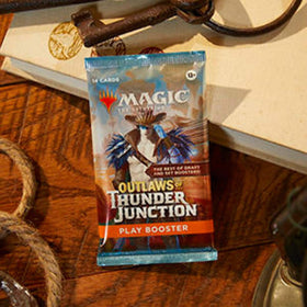 Magic: The Gathering Outlaws of Thunder Junction card art collection spotlights characters and landscapes.