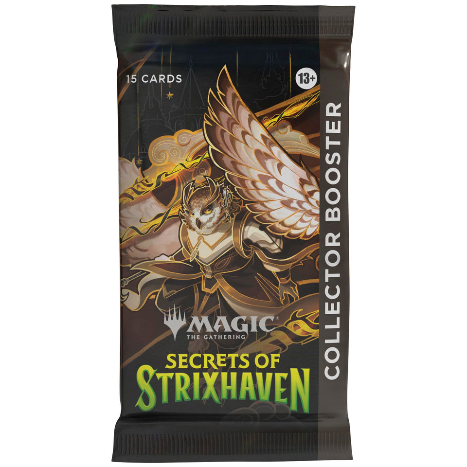 Magic: The Gathering Secrets of Strixhaven booster pack with foils and rares for collectors