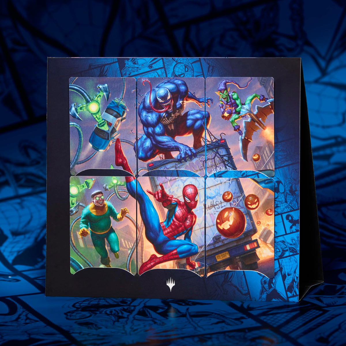 Magic: The Gathering Spider-Man play booster pack 1 reveals new cards for deck creation.