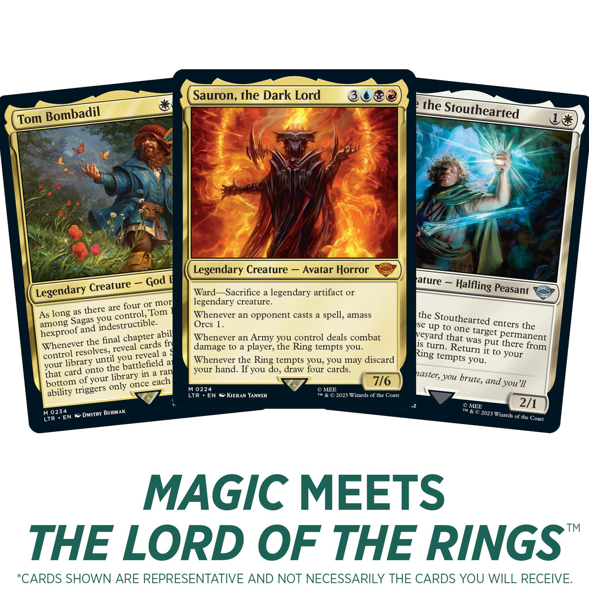 Tales of Middle-earth art card highlighting original set illustrations