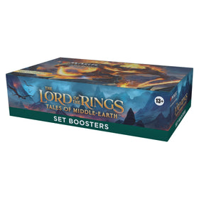 Box topper image capturing limited-edition foil card thrill from Tales of Middle-earth
