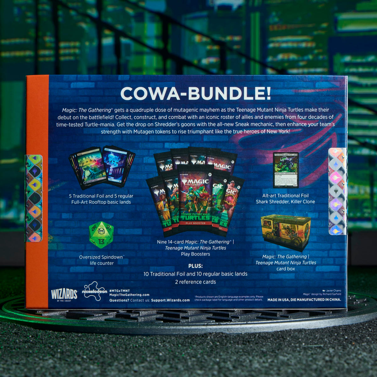 Exclusive accessories with MTG TMNT bundle enhance play and gifting