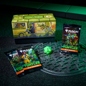Full-art lands from MTG TMNT bundle bring turtle-themed visuals to decks