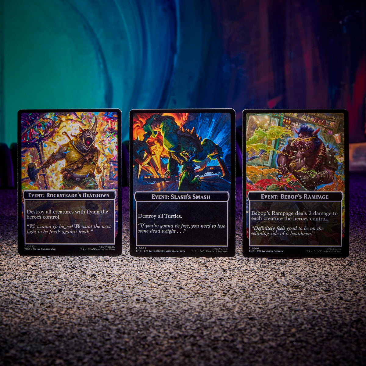 Magic: The Gathering Turtle Team-Up cooperative setup for 2–4 players.