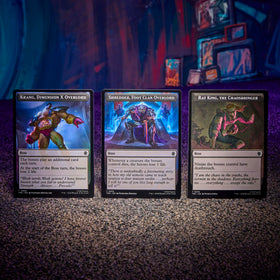 Magic: The Gathering Turtle Team-Up artwork brings iconic turtle heroes to life.