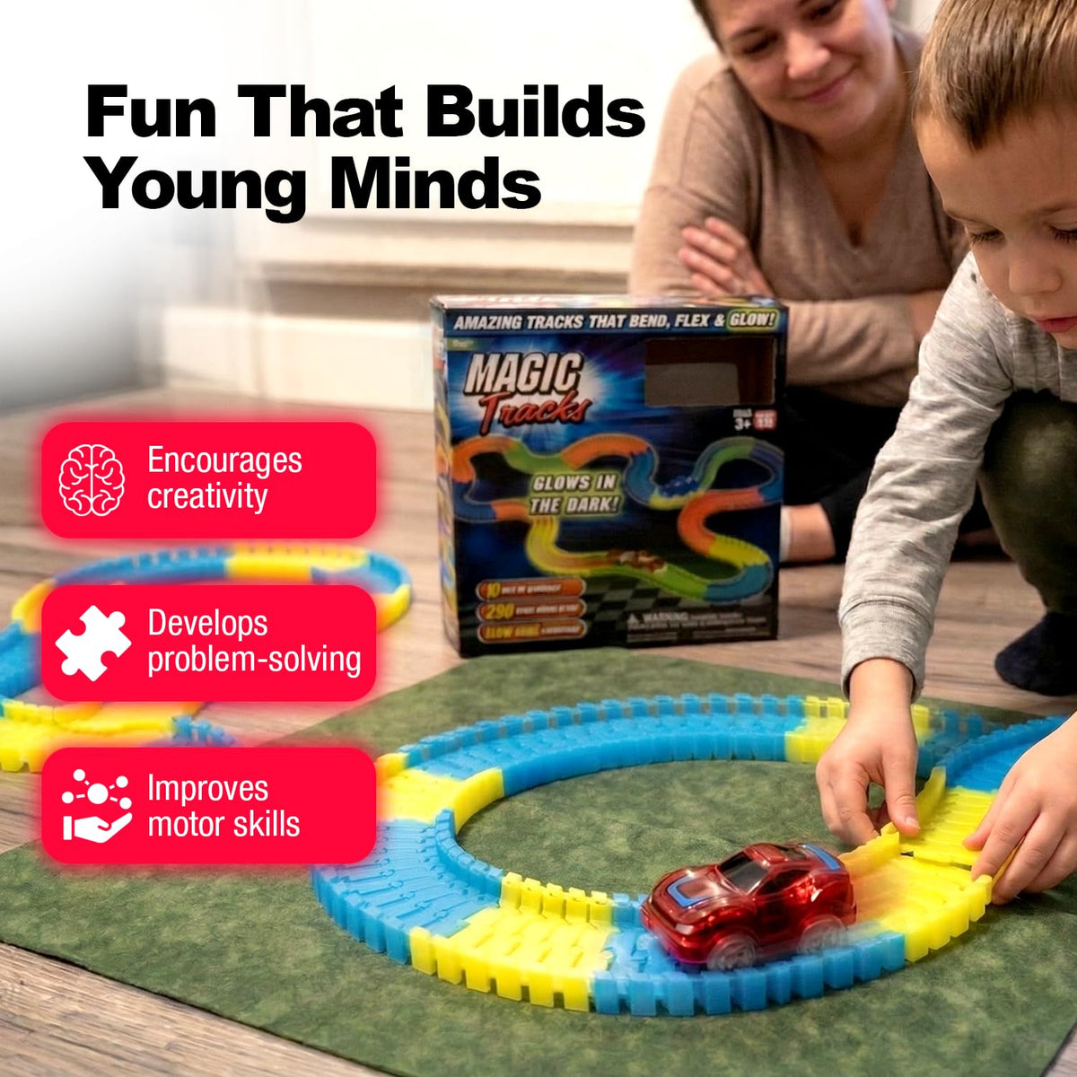 Magic Tracks tunnels and ramps ideas enable endless obstacle courses