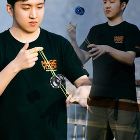 MagicYoYo K1 axle enables fast adjustments for new tricks.