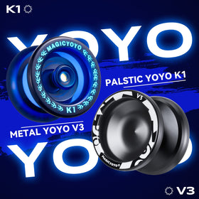 MagicYoYo K1 Blue plastic yoyo offers sturdy build for kids’ play.