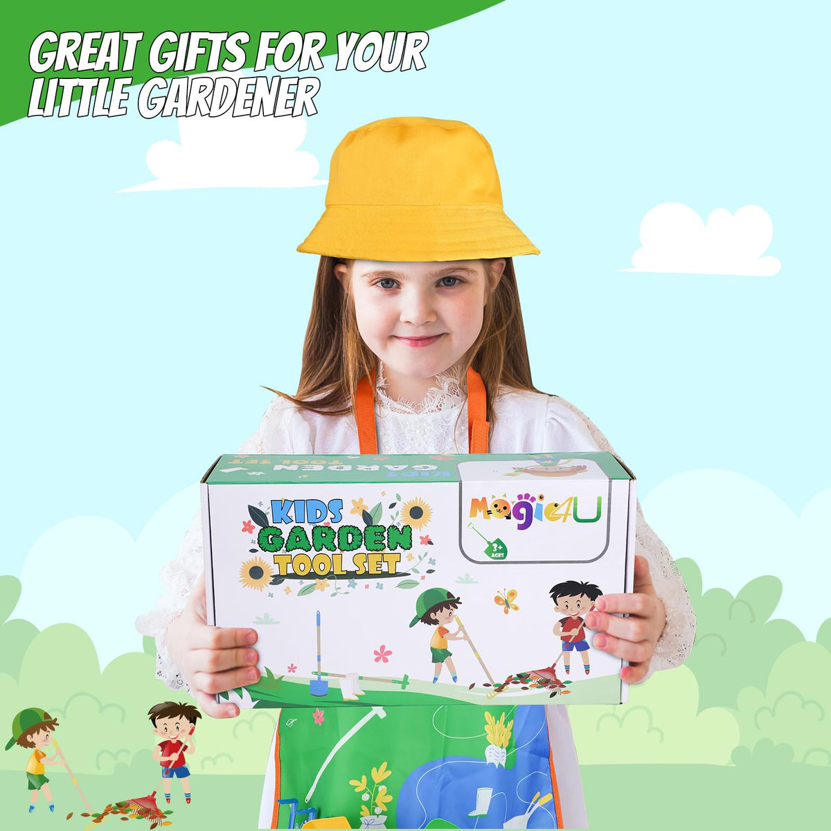 Magic4U family gardening activity promotes teamwork and outdoor exploration