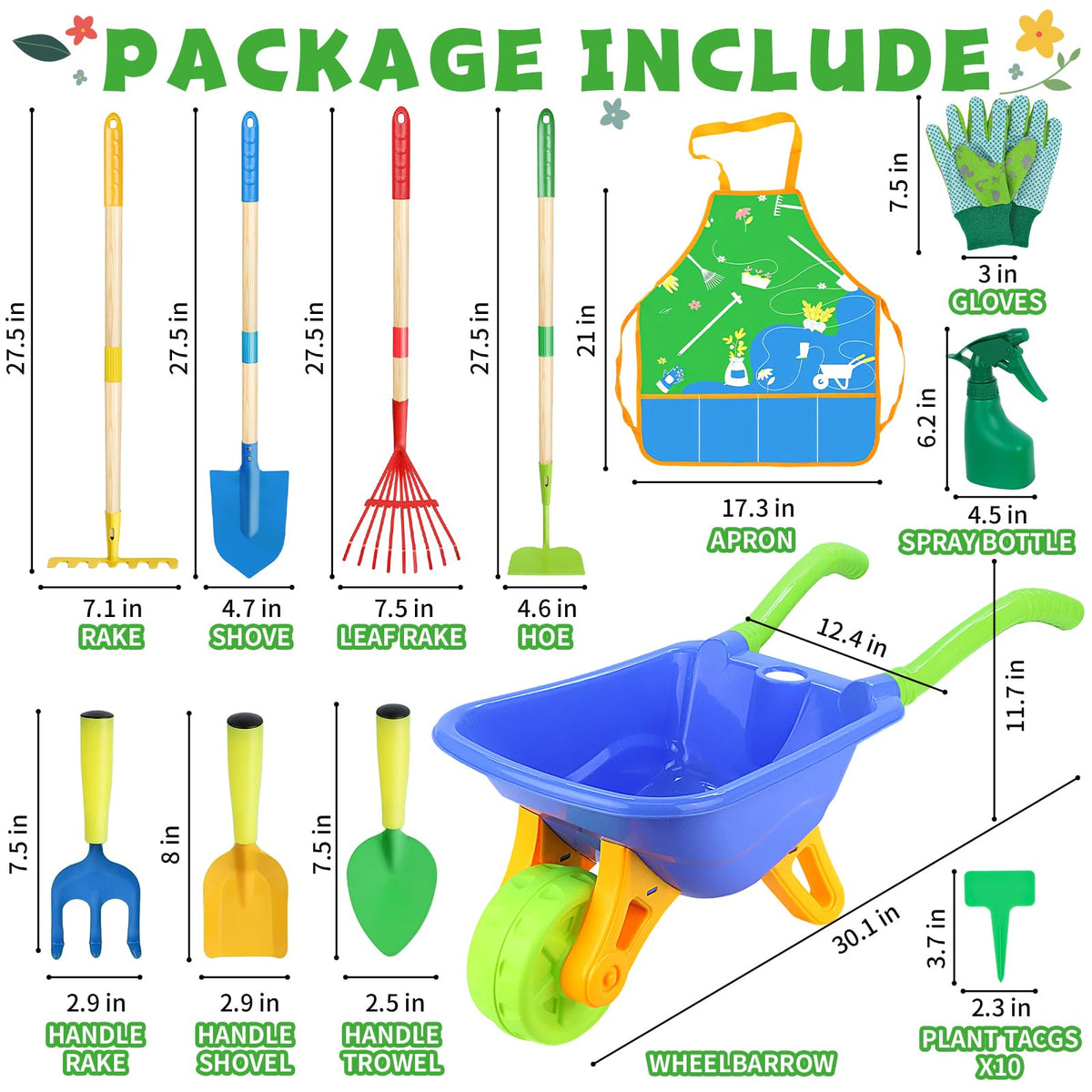 Magic4U kids gardening shovel ready for digging and planting like a pro