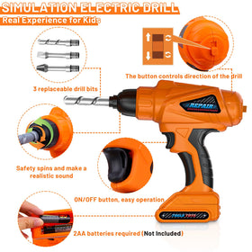 Magic4U drill with bits ready for safe, hands-on drilling role play.