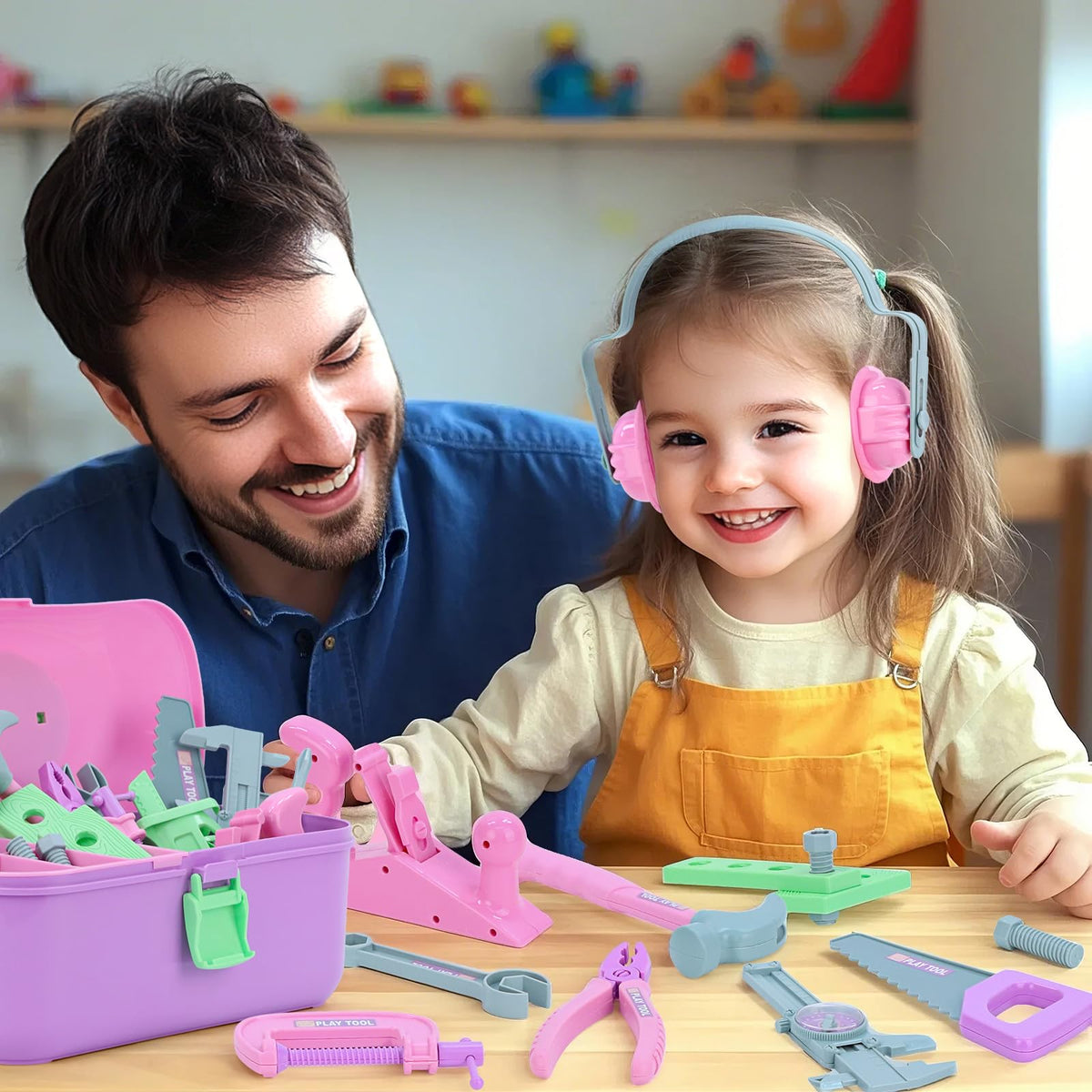 Magic4U hex wrenches with nuts and screws enable sorting and counting play.
