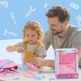 Magic4U tool bag open for easy storage and portable playtime.