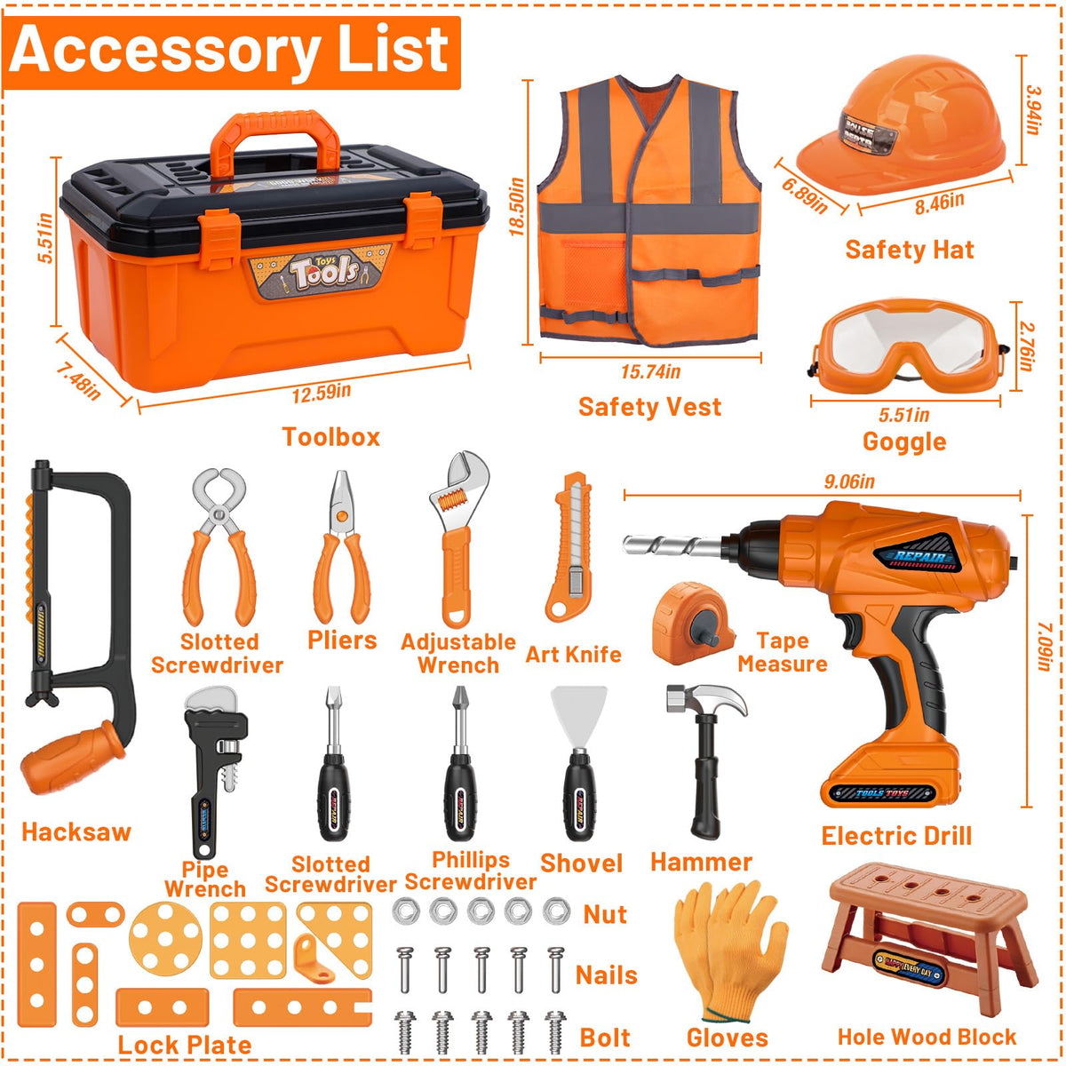 Magic4U wood blocks and fasteners offer hands-on assembly practice.