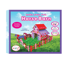 Finished Magical Valley horse barn on display for storytelling and play