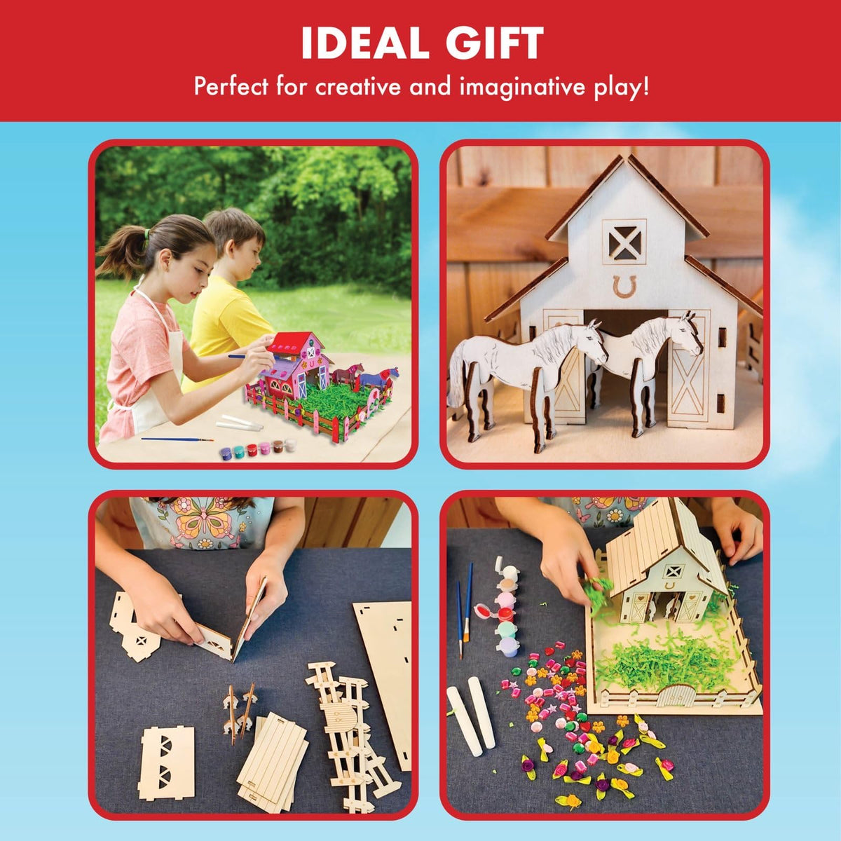 Glue and gems with flowers kit for finishing touches by Magical Valley