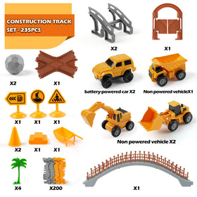 MagicKidz race car on looping track for fast, engaging play.