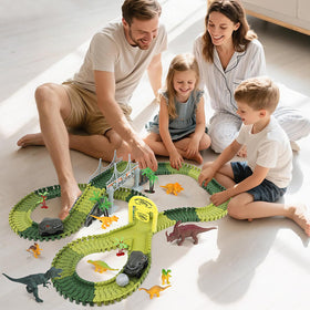 MagicKidz family playtime scene highlights shared building fun.